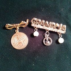 Mothers' Day Vintage Brooches