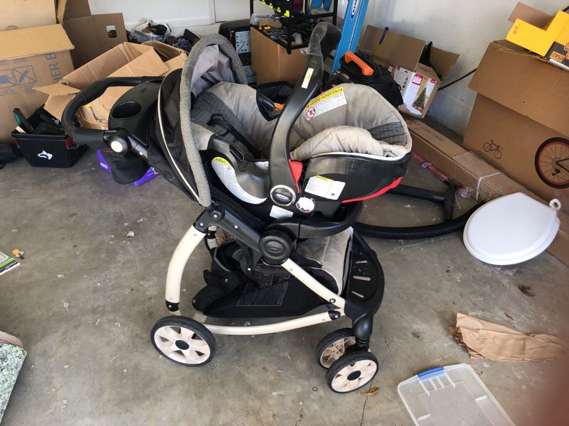 Graco baby car seat and stroller