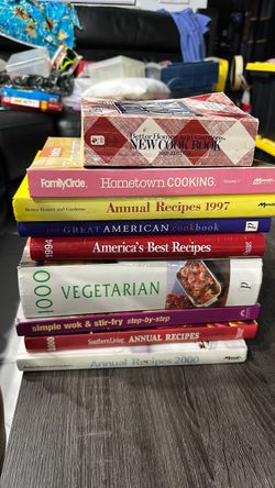 Lot of 9 Assorted Cookbooks