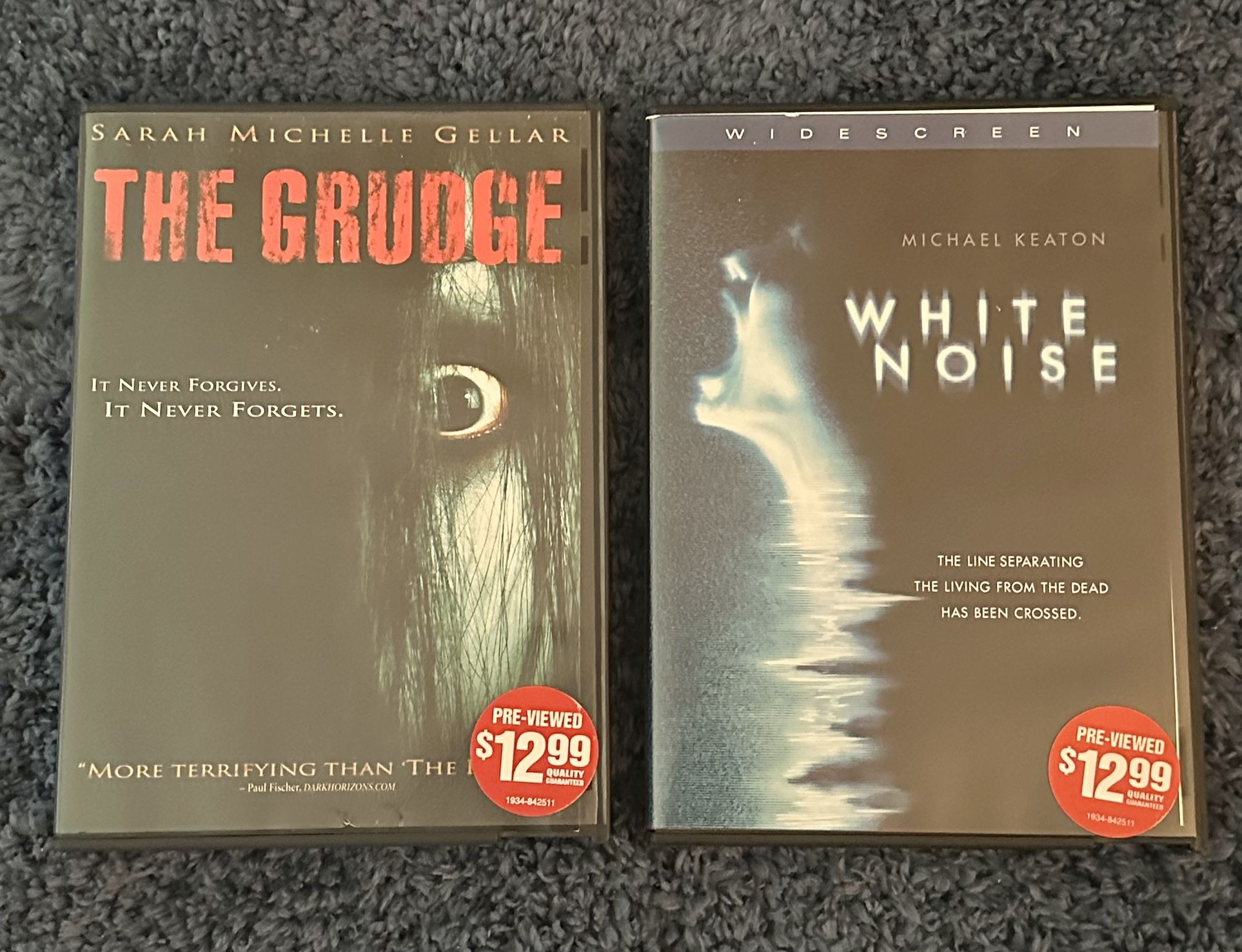 Lot Of 2 DVD Horror Movies - White Noise/The Grudge (2005, Widescreen)