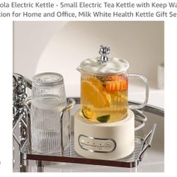 Small Electric Kettle With Metal Tray 