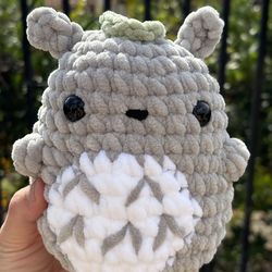 Totoro $22 🍃 Handmade 🧶 Crochet 🧶 Plushie