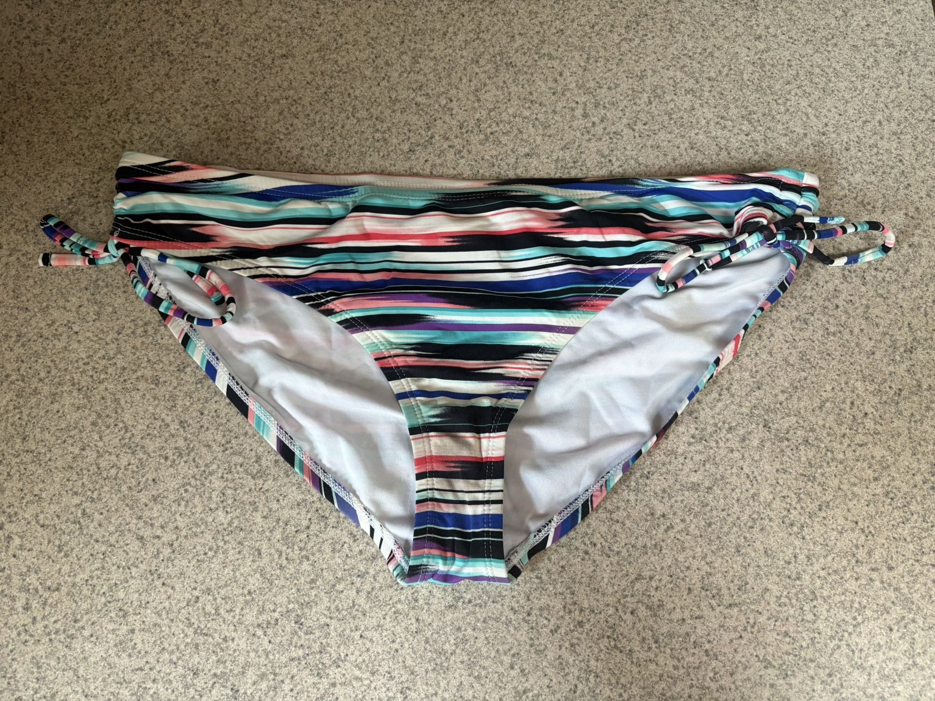 Apt. 9 Multicolor Striped Bikini Bottom