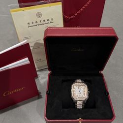 Men’s Moissanite Diamond Watch 