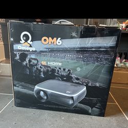 Brand New OMEGA OM6 Smart Projector