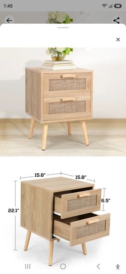 Spurlin Ratan Nightstands IN THE BOX
