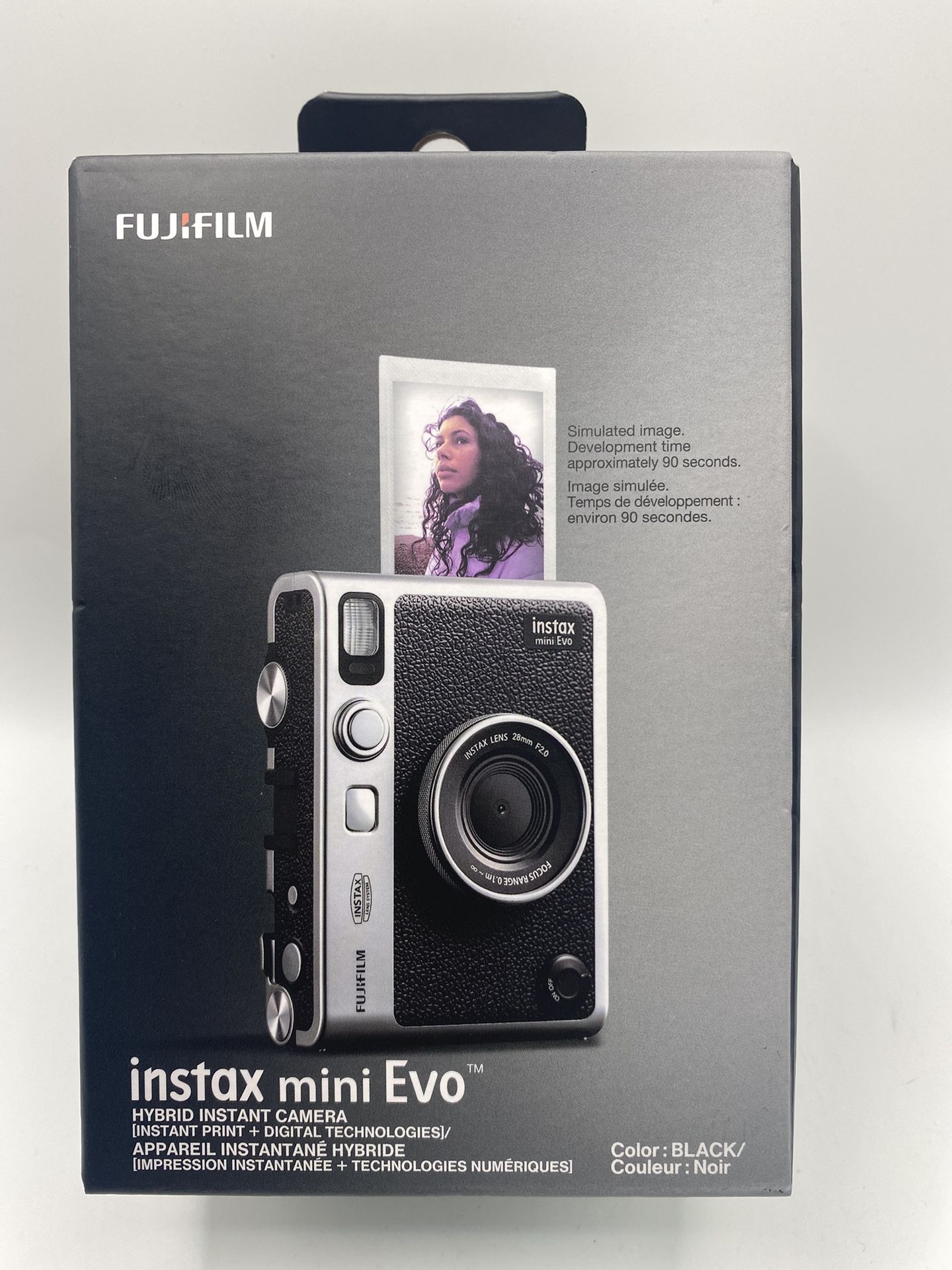 Instant Camera Black - Fujifilm Instax Mini EVO Hybrid