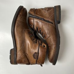 Alfani Mens Jack Brown Leather Boots Size 7.5 for Sale in San