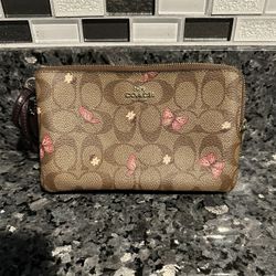 Coach Wristlet Wallet Butterfly