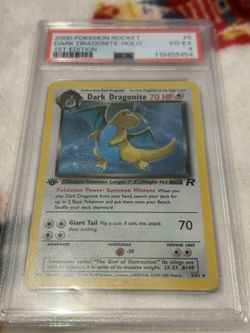 1st Edition Dark Dragonite PSA 4