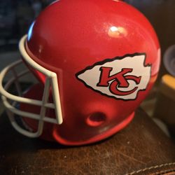 Ceramic Kansas City Chiefs Coin Bank 