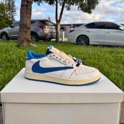 Travis Scott military blue
