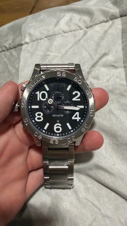 Nixon 300 meter stainless steel watch