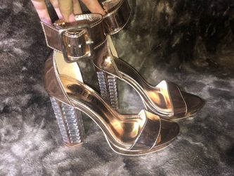 Rose Gold Heels 6.5