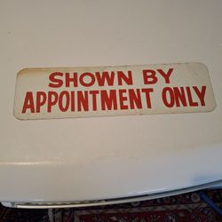 metal sign 