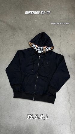 burberry zip up