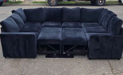 Belffin Sleeper Couch with Double Pull Out Bed