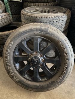 20” Ram2500 Laramie wheels & tires (8x6.5)