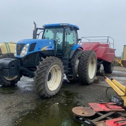 Big Baler And Tractor
