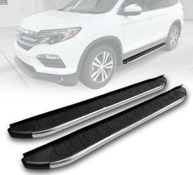 16-22 Honda Pilot Running Boards Side Steps Aluminum
