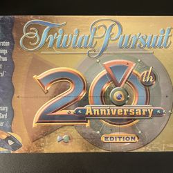Trivial Pursuit 20th Anniversary Edition 80s 90s Early 2000's - New Sealed
