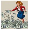 Paper Chasing Lady