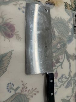 Vintage Zwilling J.A. Hencels Rostfrei 8" Cleaver Knife Germany