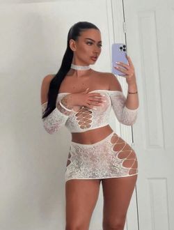 One size sheer outfit