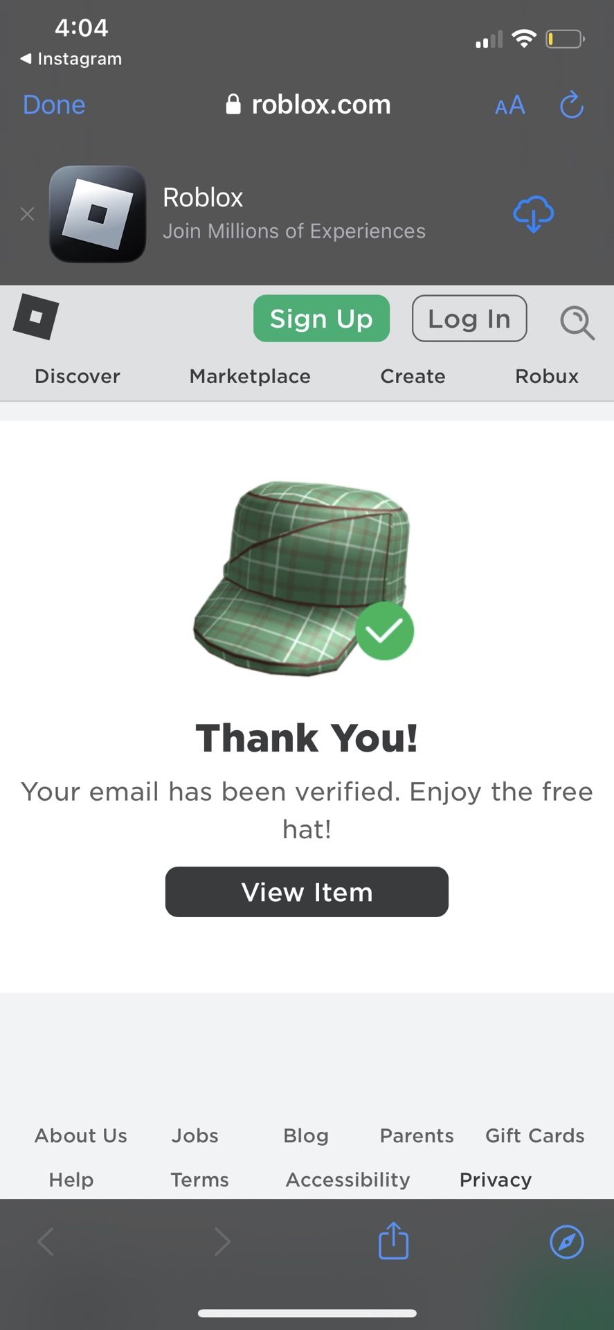 Roblox Chavo Hat