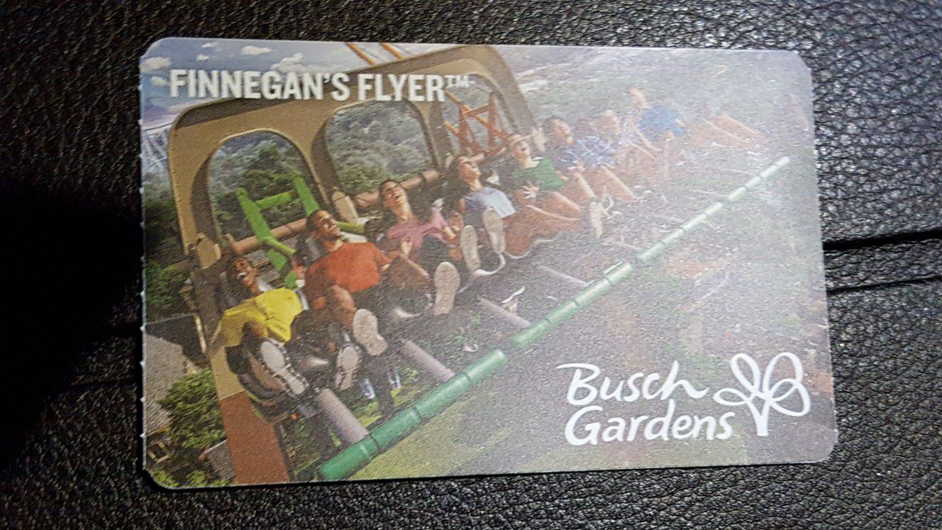 4 Busch Gardens tickets with meal vouchers
