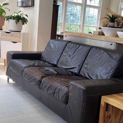 Leather sofa 
