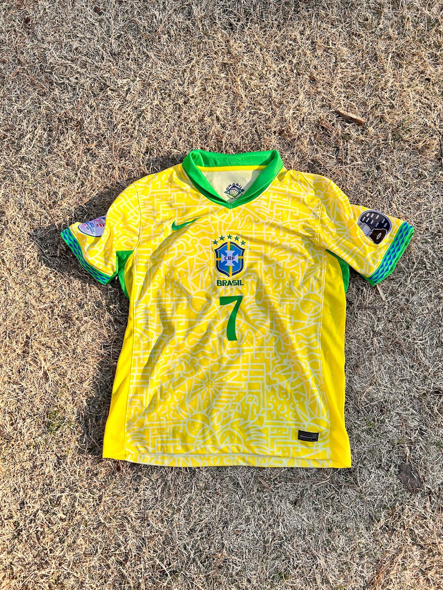 Brazil 24/25 Vini Jr Copa America Patches 