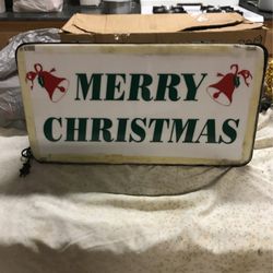 Merry Christmas Sign