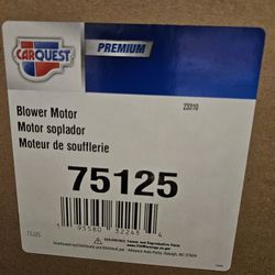 Carquest Premium Blower Motor With Wheel Part # 75125
