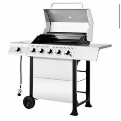 Royal Gourmet 5-Burner Gas Grill with Side Burner