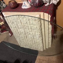 2 Glass Mirrors One Square And One rectangle 