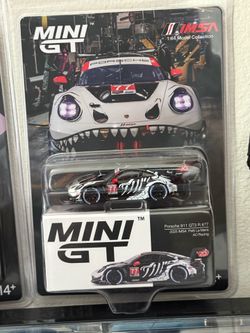 Mini gt skeleton rexy Porsche 911 diecast