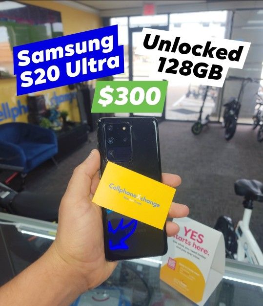 Samsung Galaxy S20 Ultra Unlocked 128GB