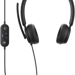 Microsoft Modern USB-C Headset - Wired Headset,On-Ear Stereo Headphones with Noise-Cancelling Microphone, USB-C Connectivity, in-Line Controls, PC/Mac