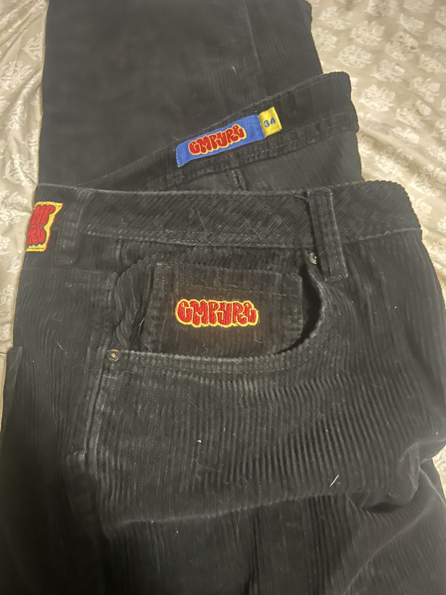 Black size 34 corduroy empyre jeans
