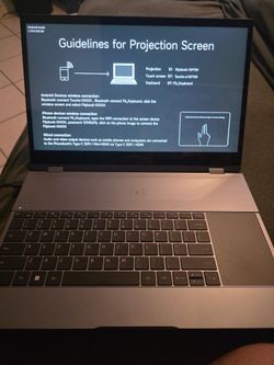 Lapdock (portable, laptop-shaped shell containing a screen, keyboard & trackpad, but no internals)