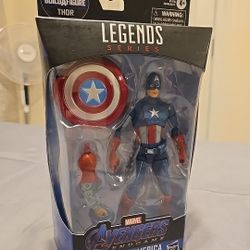 Hasbro Marvel Legends Series: Avengers: Endgame - Captain America With Thor BAF
