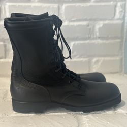 Altama All Leather Combat Jungle Boots, Black with Panama sole Men’s size 10.5R