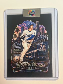 Shohei Ohtani Custom Blast Trading Card Dodgers Firm