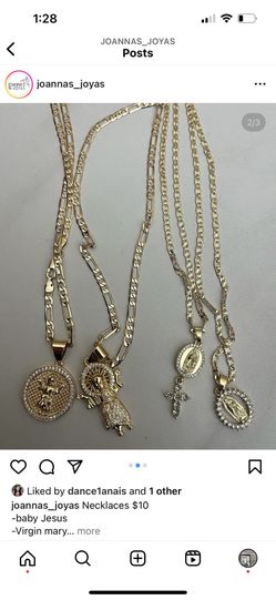 Gold Plated Necklaces $10 Each 
