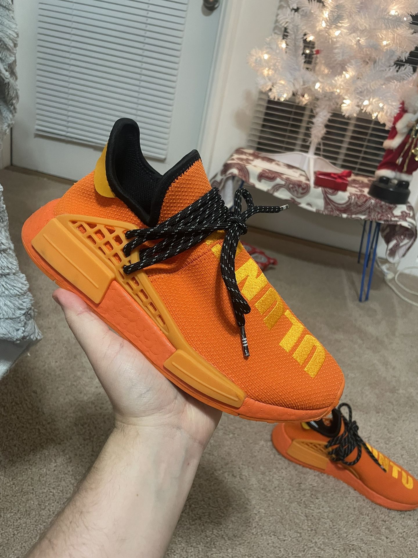 Pharrell X NMD Human Orange Size 7.5
