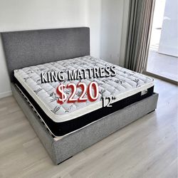 New King Mattress Only $220