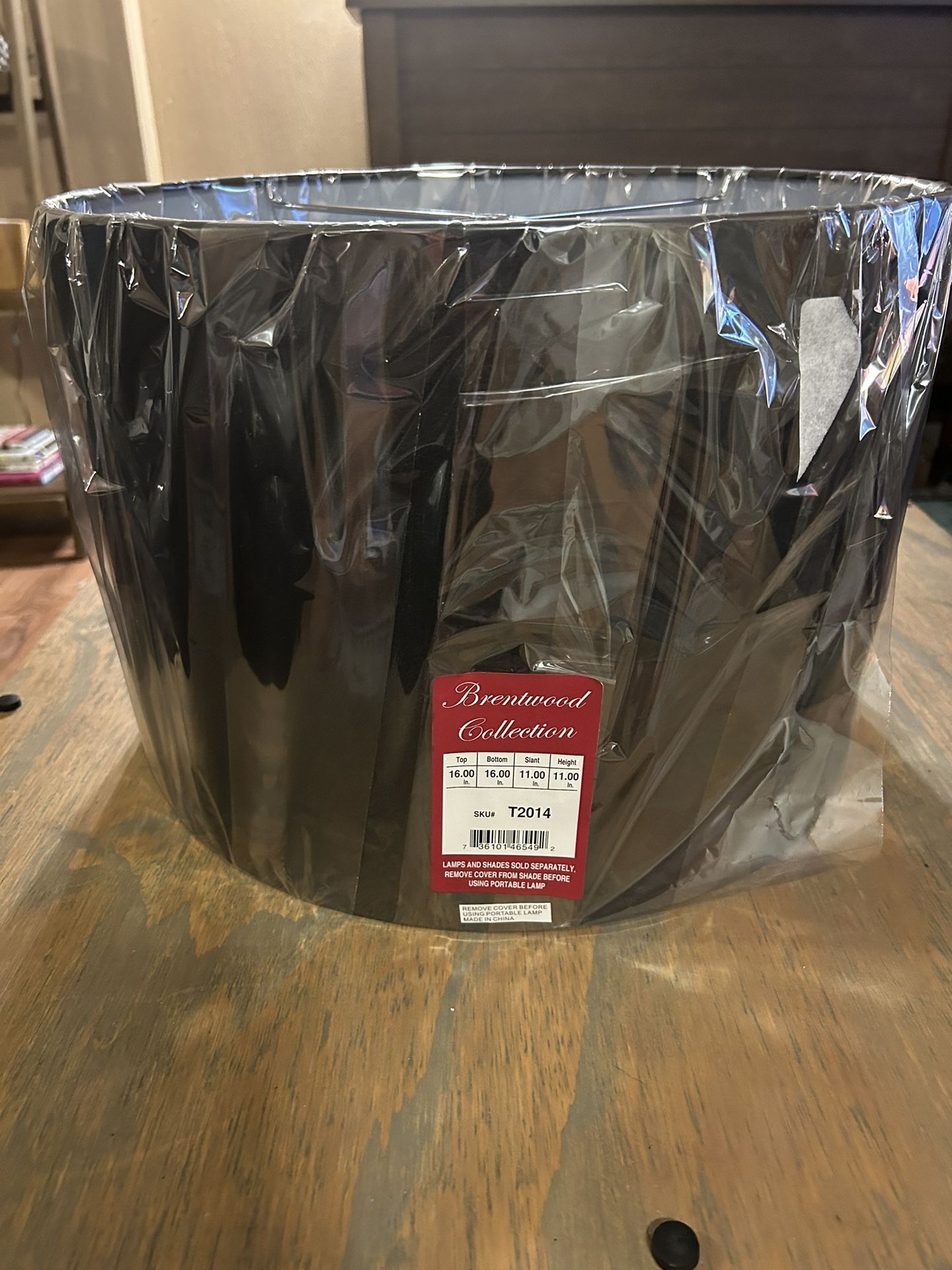 Large Sized Black Lamp Shade