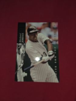 Michael Jordan Baseball Trading Card