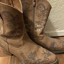 Brown Cowboy Boots W10 M8